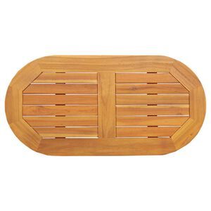 vidaXL Galda virsma Eļļa dabīgā 80 x 40 x 2 cm Cietā akācijas koks