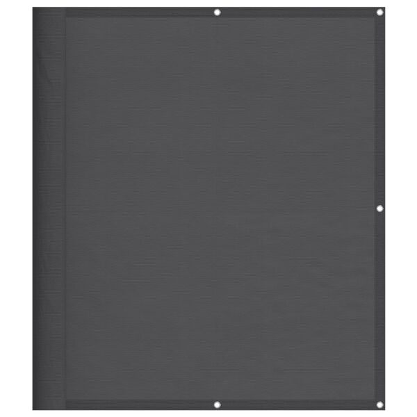 vidaXL balkona aizslietnis, antracītpelēks, 120x700cm, 100% poliestera