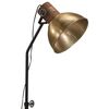 vidaXL grīdas lampa, 25 W, antīka misiņa krāsa, 30x30x100-150 cm, E27