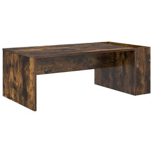 vidaXL Kafijas galdiņ&scaron; Dūmaka ozols 95 x 50 x 34 cm Inženierijas koks