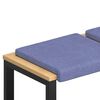 vidaXL Solspilvens 2 gab. Audums Džinsu zils Dziļums 35 cm