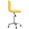 vidaXL biroja krēsls, sinepju dzeltens audums