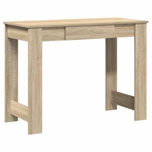 vidaXL rakstāmgalds, 100x45x75 cm, inženierijas koks, Sonomas ozolkoka