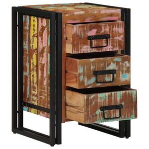 vidaXL Nakts skapītis 40 x 40 x 59 cm Cietais atjaunotais koks