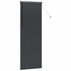 vidaXL Venēcijas žalūzijas Melna 220 x 80 cm Alumīnijs