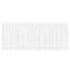 vidaXL Mežģīņu aizkars ar aizkariem Balts 80 x 400 cm Poliesters