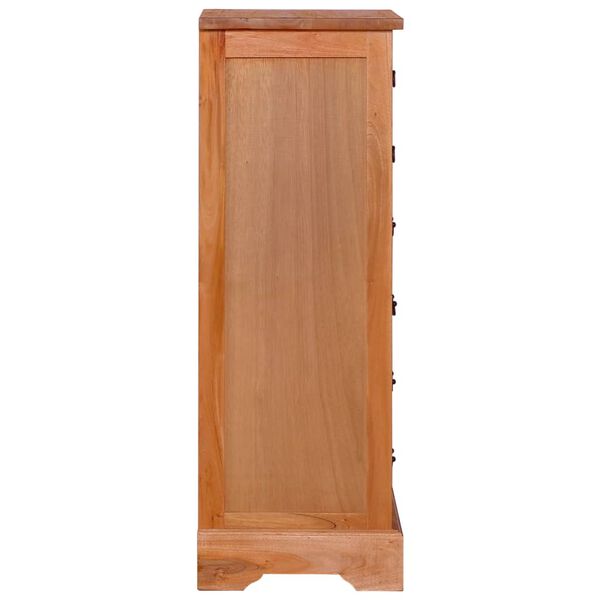 vidaXL kumode ar atvilktnēm, 45x35x100 cm, masīvs sarkankoks