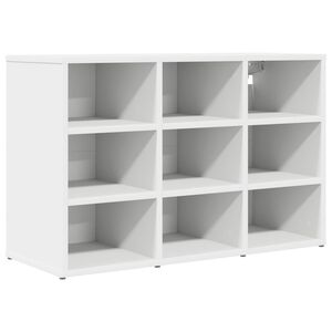 vidaXL Apavu skapis 77,5 x 30 x 51 cm Inženierijas koks Balts