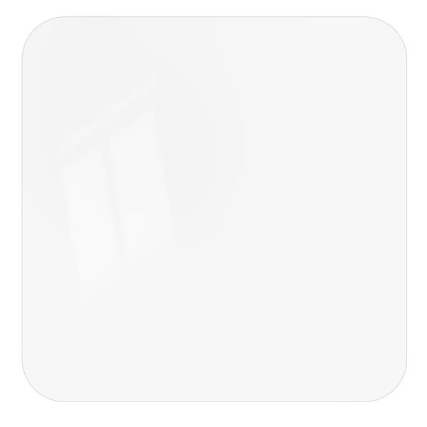 vidaXL grīdas aizsargs laminātam vai paklājam, 90x90 cm