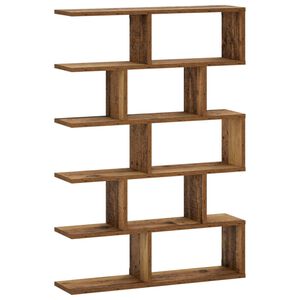 vidaXL Sienas plaukts Vecs koks 70 x 17 x 101 cm Inženierijas koks