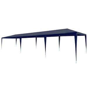 vidaXL svinību telts, 3x9 m, PE, zila