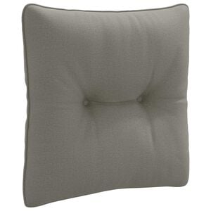 vidaXL Muguras spilvens PUTTEN 100% poliesters Pelēka 40 x 40 x 10 cm