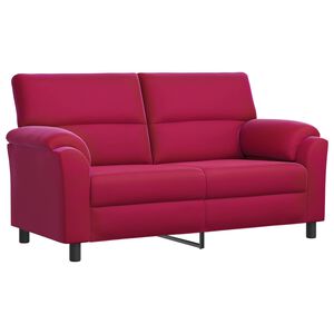 vidaXL Dīvāns Vīna sarkans 174 x 85 x 93 cm Samts