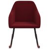 vidaXL &scaron;ūpuļkrēsls, vīnsarkans samts