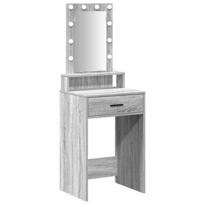 vidaXL Dressing galds Pelēka 50 x 41 x 140 cm Inženierijas koks