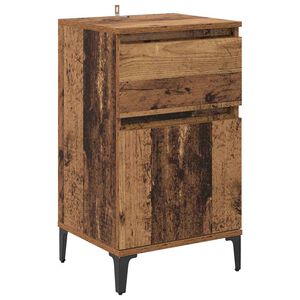 vidaXL Nakts skapītis Vecs koks 40 x 35 x 70 cm Inženierijas koks