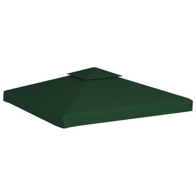 vidaXL nojumes jumta maiņas pārklājs, 3 x 3 m, 310 g/m², zaļš
