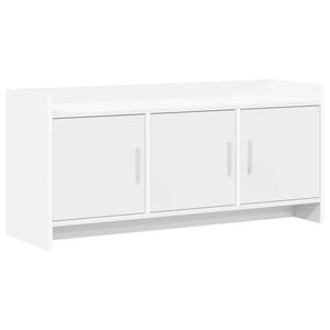 vidaXL Televizora skapī&scaron;a 102 x 33 x 47 cm Balts Inženierijas koks