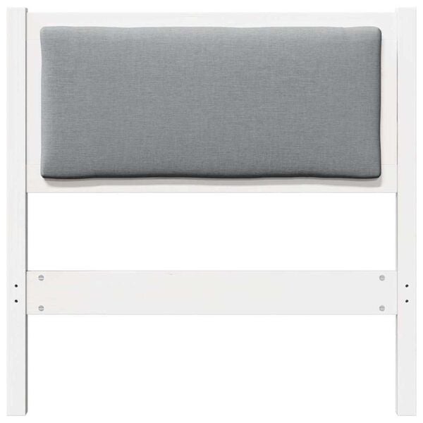 vidaXL Galvgalis Cits Balts 80 cm Priedes masīvkoks