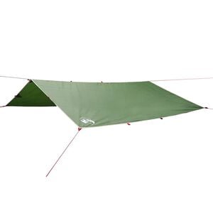 vidaXL tents, zaļa, 360x294 cm, ūdensizturīga