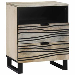 vidaXL Nakts skapītis Balts 50 x 33 x 62 cm Inženierijas koks