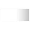 vidaXL vannasistabas spogulis, LED, balts, 90x8,5x37 cm, akrils