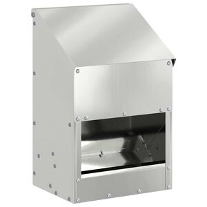 vidaXL Vistas barotava Sudraba 21 x 16 x 33 cm Cinkots tērauds