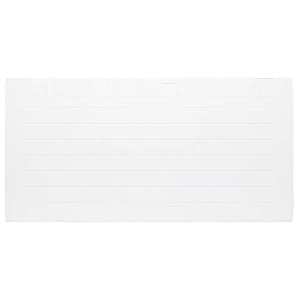 vidaXL Sienas paneļi 10 pcs Sarkana un balta 100 x 50 cm EPS putas