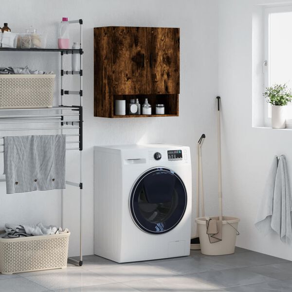 vidaXL sienas skapītis, ozolkoka krāsa, 60x31x70 cm, inženierijas koks