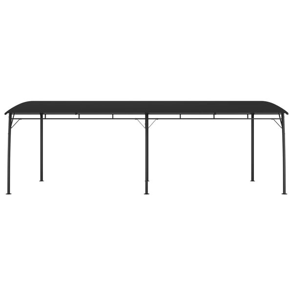 vidaXL dārza nojume, 6x3x2,55 m, antracītpelēka