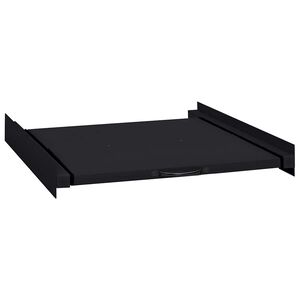 vidaXL Veļas ma&scaron;īnas starpsiena Melna 60 x 60 x 8 cm Tērauds
