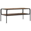 vidaXL Sānu galds Vecs koks 100 x 50 x 46 cm Inženierijas koks
