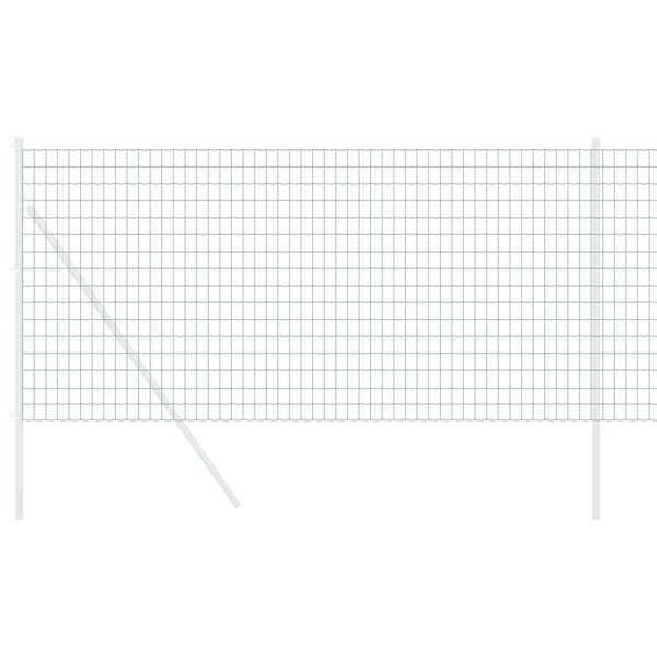 vidaXL Eiropas žogs Zaļa 1.2 x 10 m PVC pārklāts dzelzs