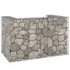 vidaXL gabions atkritumu tvertnēm, cinkots tērauds, 180x100x110 cm