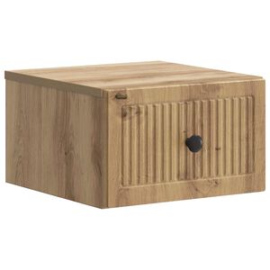 vidaXL Sienā stiprināms nakts skapis Artisan Ozols 33 x 34,5 x 20 cm