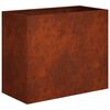 vidaXL Dārza stādītājs Rūsa 60 x 30 x 50 cm Novecināts tērauds