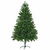 vidaXL mākslīgā Ziemassvētku egle, dabīga izskata skujas, 180 cm, zaļa