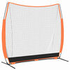 vidaXL Beisbola treniņu tīkls Melns 250 x 106,5 x 210 cm Poliesters