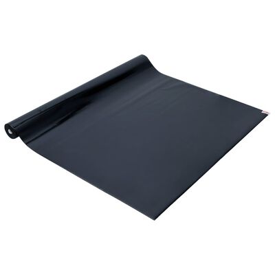 vidaXL loga plēve, matēta, melna, 90x1000 cm, PVC