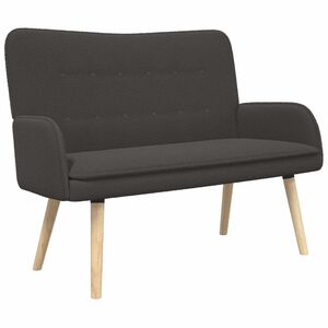 vidaXL 2-vietīgs dīvāns Tum&scaron;i pelēka 115 x 61 x 87 cm Boucl&eacute;
