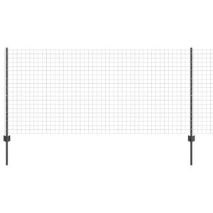 vidaXL Eiropas žogs ar stabu 10 x 1 m PVC pārklāts tērauds Pelēka