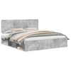 vidaXL Gultas rāmis Betons 180 x 200 cm Ciets priedes koks