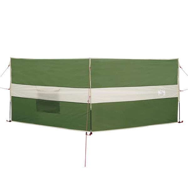 vidaXL Camping Windbreak Green 344x120 cm Ūdensizturīgs