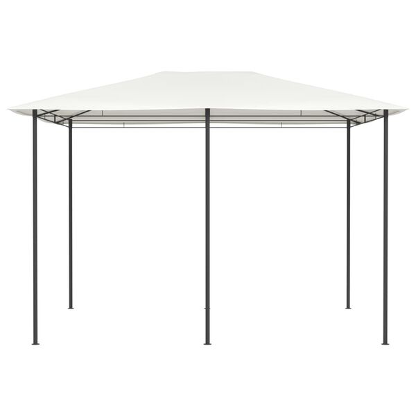 vidaXL dārza nojume, 3x4x2,6 m, krēmkrāsas, 160 g/m&sup2;