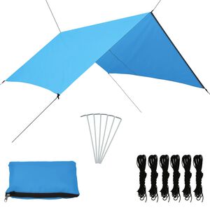 vidaXL āra brezenta telts, 3x2,85 m, zila