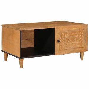 vidaXL Kafijas galdiņ&scaron; Gai&scaron;i brūns 100 x 54 x 40 cm Inženierijas koks