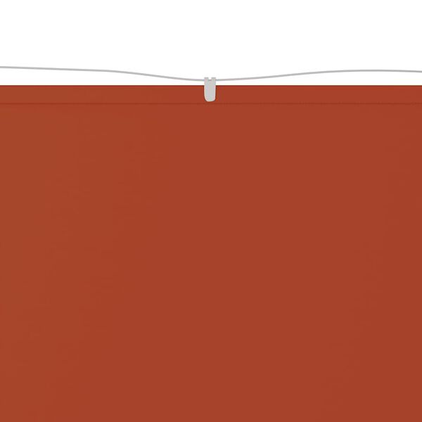 vidaXL vertikāla markīze, sarkanbrūna, 140x600 cm, Oksfordas audums