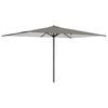 vidaXL Dārza parasols ar pamatu 200 x 300 cm Poliesters Taisnstūra