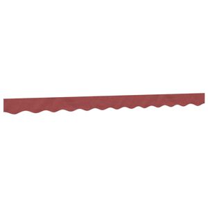 vidaXL markīzes volāna nomaiņa, vīnsarkans svītras, 300 cm