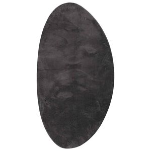 vidaXL Paklājs HUARTE Antracīta 80 x 150 cm Poliesters Medium Pile